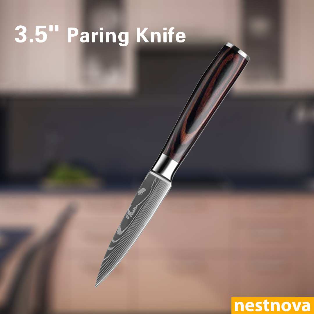 "Damascus Style Chef Knife – Sharp. Sleek. Powerful.