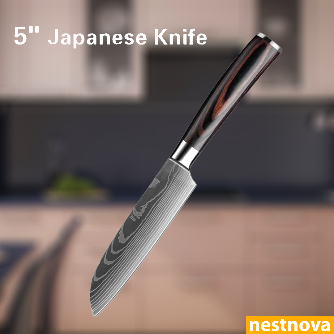 "Damascus Style Chef Knife – Sharp. Sleek. Powerful.