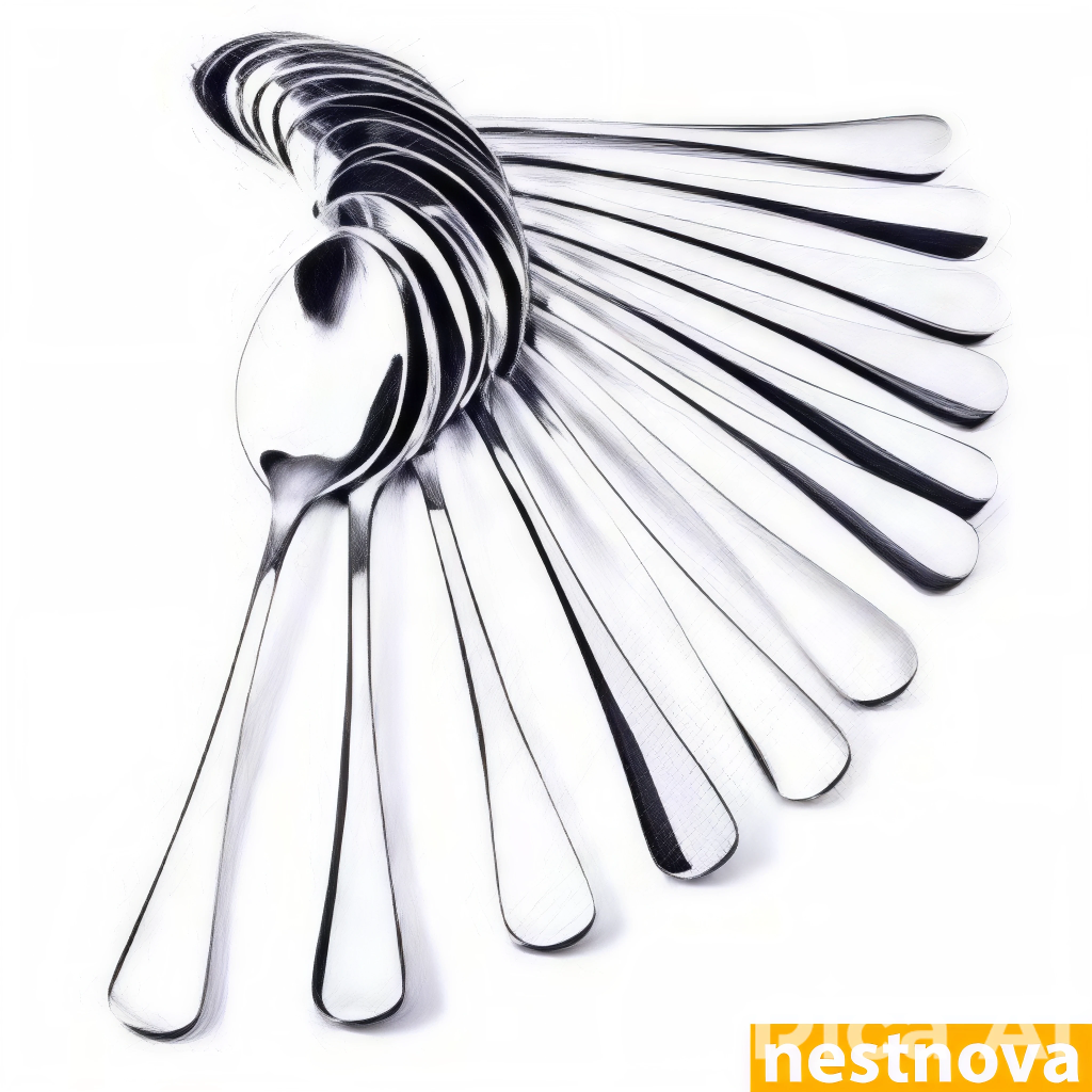 Classic Steel Coffee Spoon Set – 8 Pieces