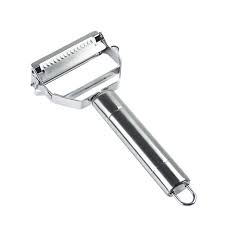 2-in-1 Stainless Steel Vegetable & Fruit Peeler – Dual Blade Design for Effortless Peeling & Julienne Cutting